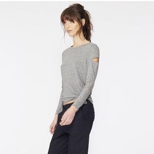 NWT n:Philanthropy Long Sleeve Top with Cut Outs